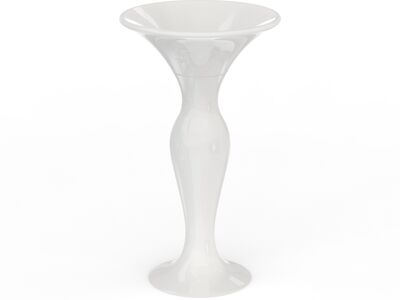 Formosa 2.0 Washbasin rounded + Pedestal 3D Model