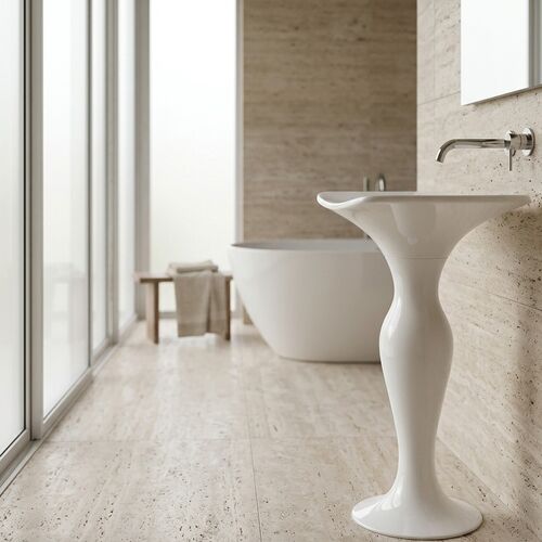 Formosa 2.0 Washbasin rectangular + Pedestal 3D Model