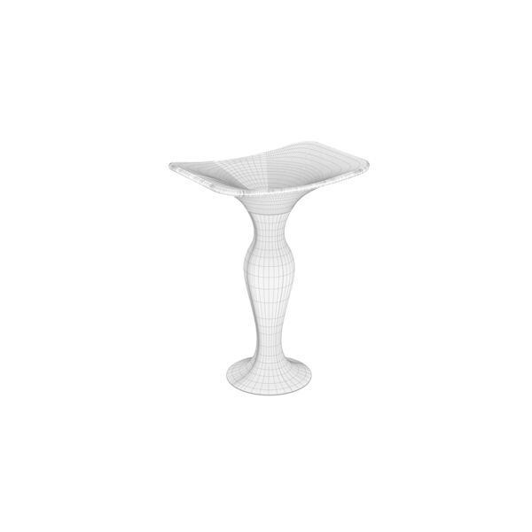 Olympia Formosa 2.0 Washbasin rectangular Pedestal d65 45 70 Rhino3DMShaded