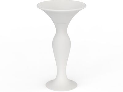 Formosa 2.0 Washbasin rounded + Pedestal dÃ˜50 70 Matt White