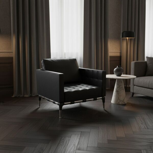 Cassina 241 Privé Armchair 3D model — styled interior scene