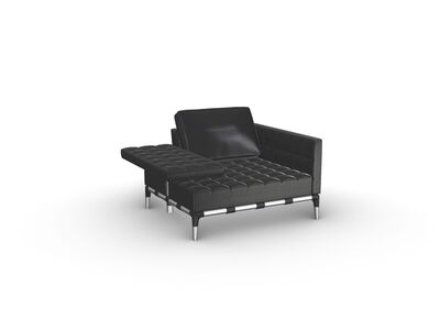 241 Privé Mid Single Chaise Longue 3D Model