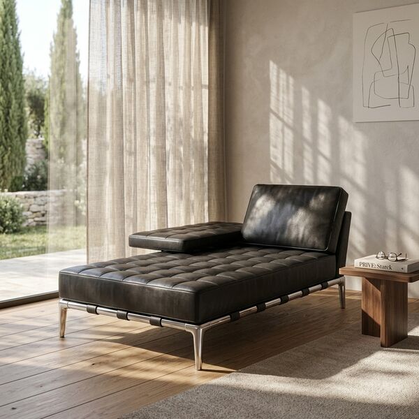 Cassina 241 Privé Full Chaise Longue Single Seat 3D model — studio render