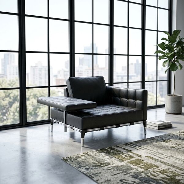 241 Privé Mid Single Chaise Longue 3D Model