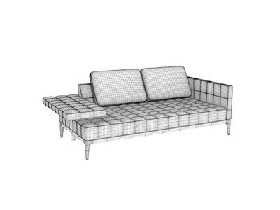 Cassina 241 PrivÃ¨ Mid Chaise Longue Double sv