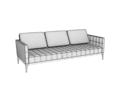 Cassina 241 PrivÃ© Sofa Three Seats sv