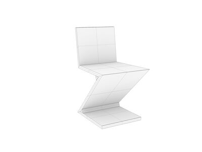 Cassina 280 ZigZag Chair sv