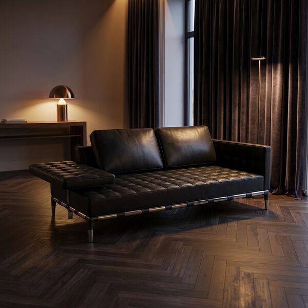 241 Privé Sofa Mid Chaise Longue Double 3D Model