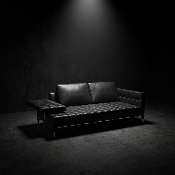 Cassina 241 Privé Sofa Mid Chaise Longue Double 3D model — product view