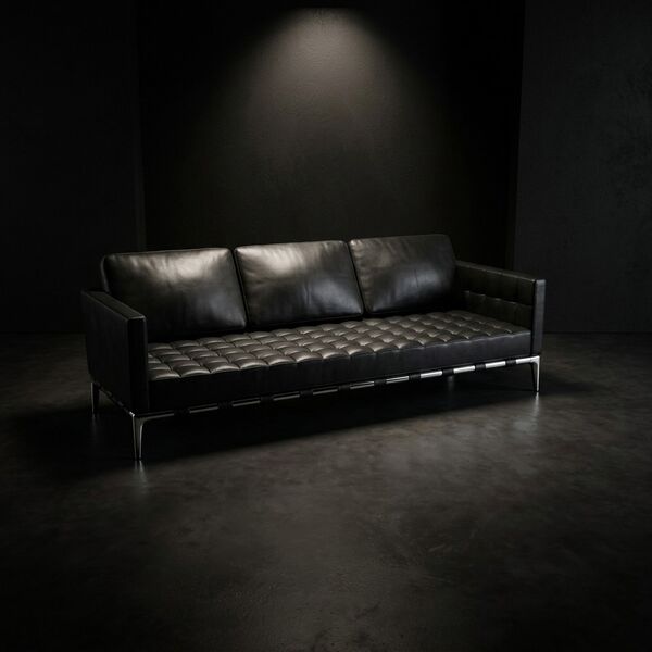 Cassina 241 Privé Sofa Three Seats 3D model — product view