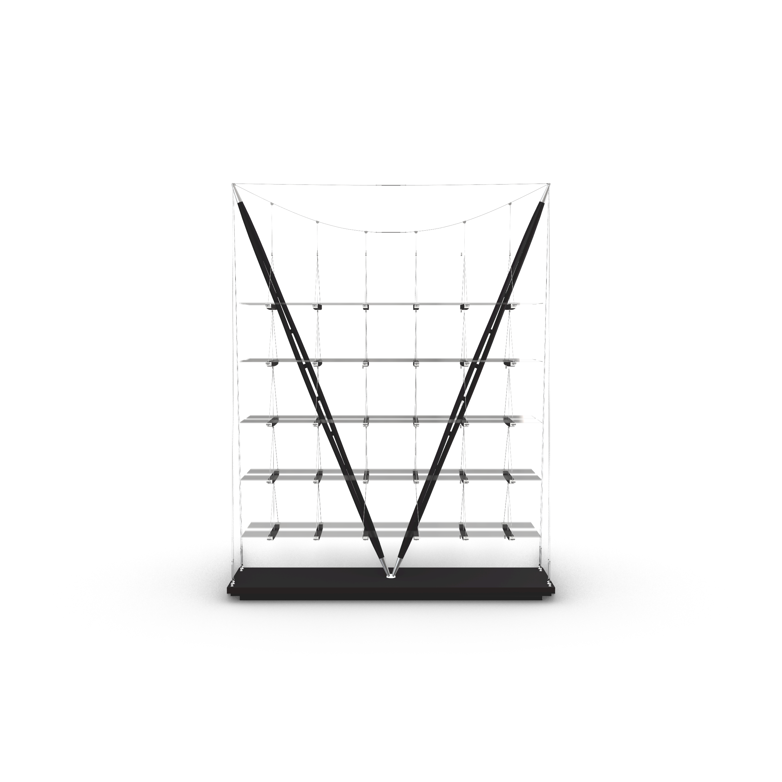 838 Veliero Bookcase 3D Model