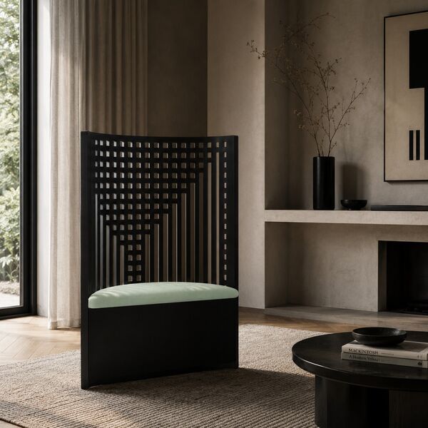 Cassina 312 Willow Chair 3D model — styled interior scene