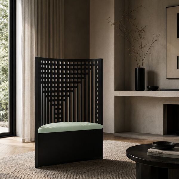 Cassina 312 Willow Chair 3D model — styled interior scene