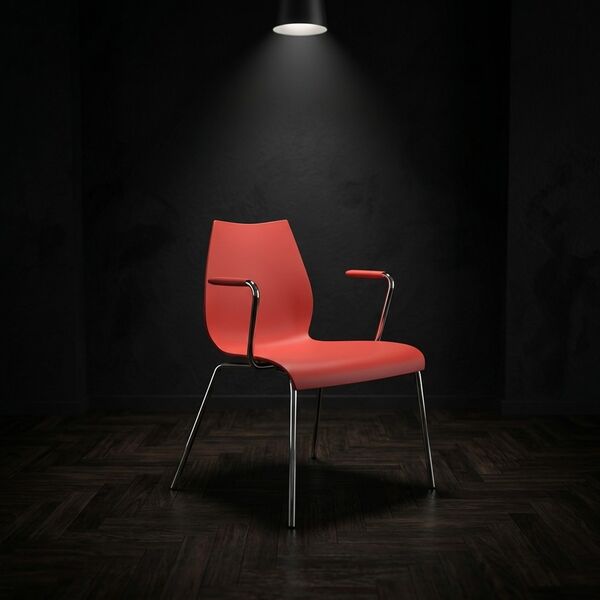 Maui Armrest Chair 3D Model