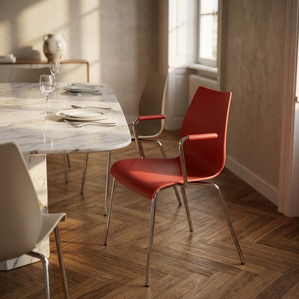 Kartell Maui Armrest Chair 3D model — product view