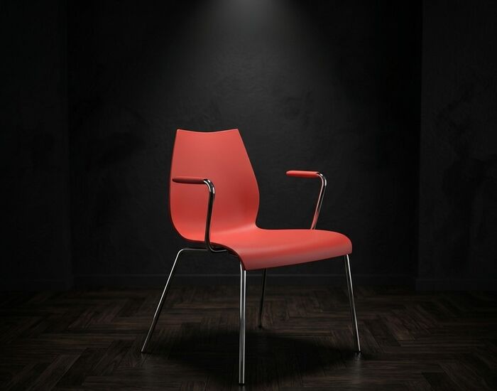 Maui Armrest Chair 3D Model