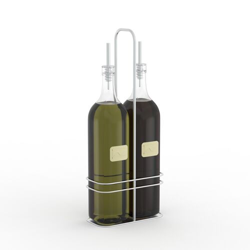 And Vinegar Glass Bottles Oil 01 3D Model