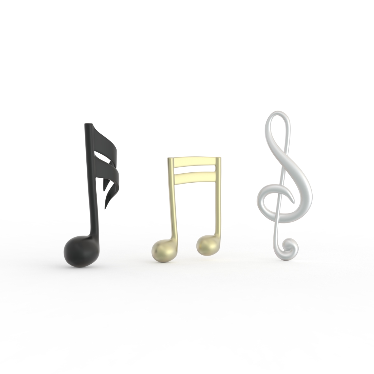 Symbol Figures Musical 3D Model