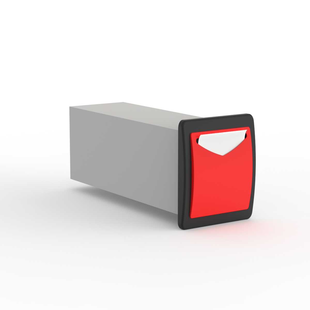 Dispenser Plastic Built In Napkin 02 3D Model