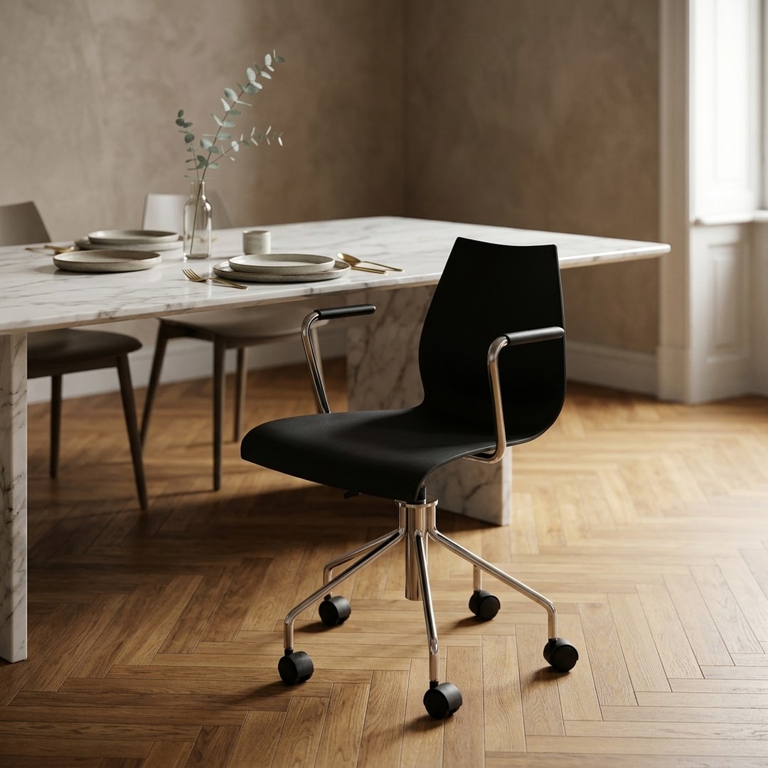 Maui Armrest Office Chair 3D Model