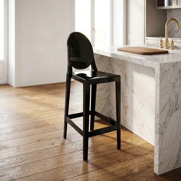 Kartell One More Round Stool 3D model — styled interior scene