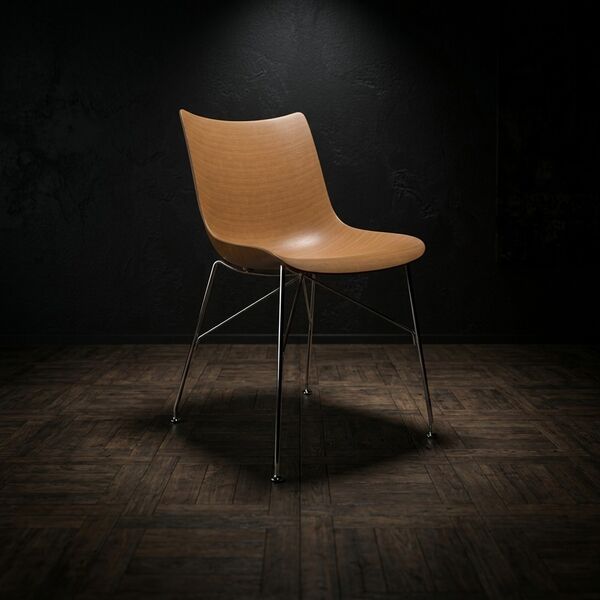Kartell PWood Chair 3D model — product view