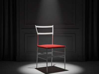 Cassina 699 Superleggera by Gio Ponti — dark luxury interior lifestyle 3D model