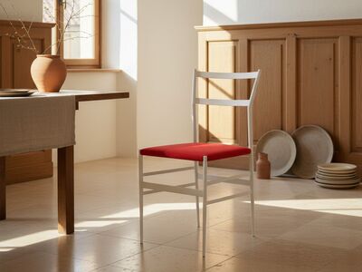 Cassina 699 Superleggera by Gio Ponti — Italian editorial interior lifestyle 3D model
