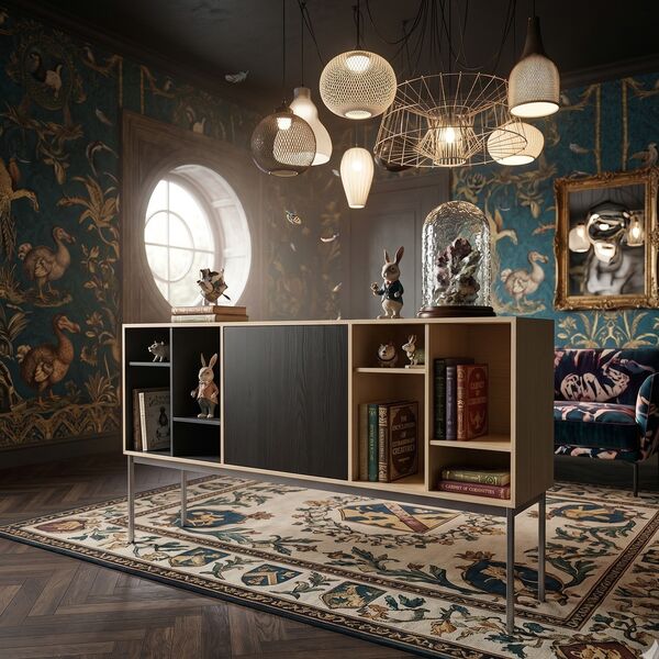 Cassina 20 Casiers Standard 3D model — styled interior scene