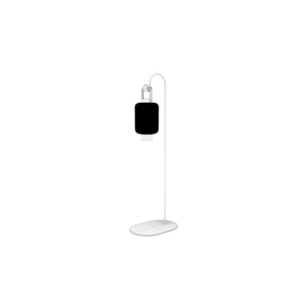 Cassina 94 Ficupala Outdoor Lamp Ground 3D model — clay shaded view