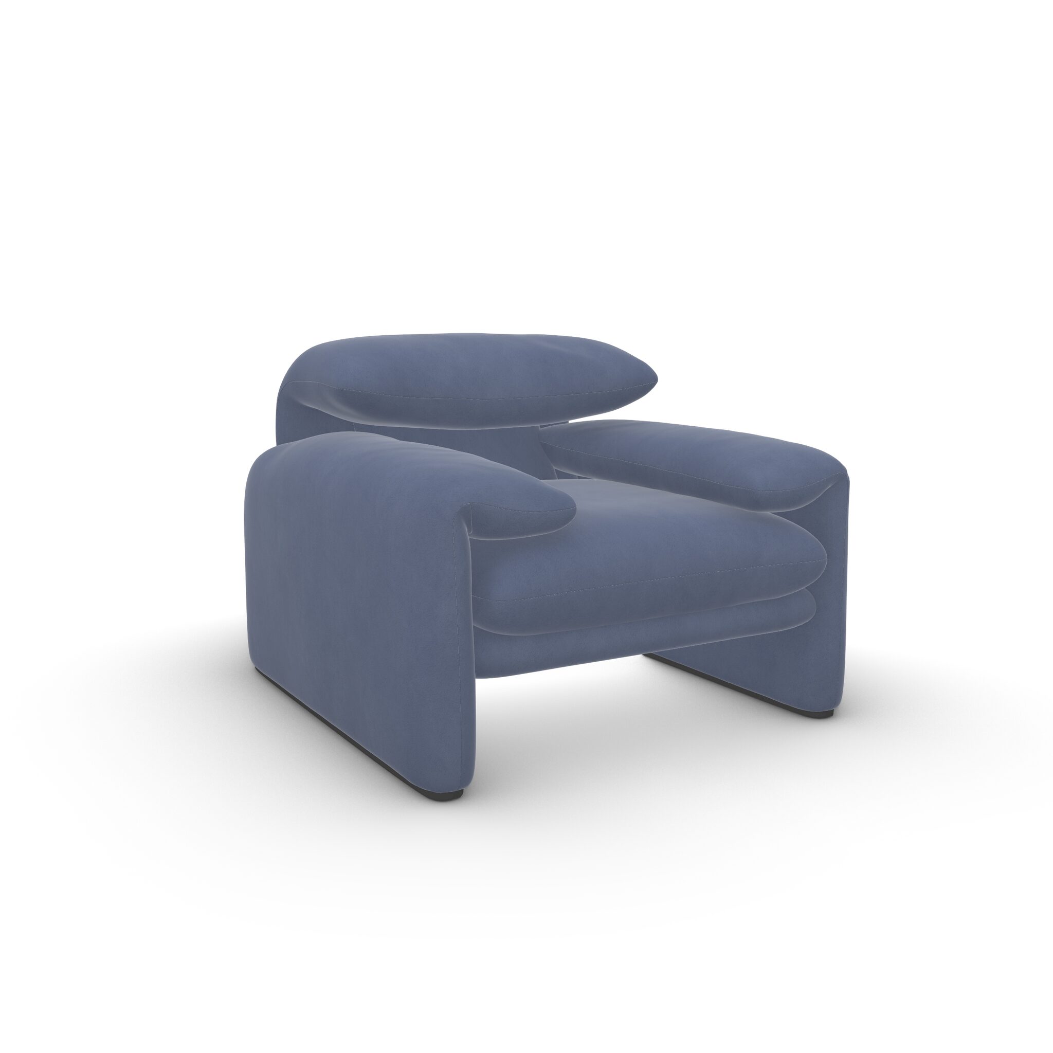 675 Maralunga Armchair 3D Model