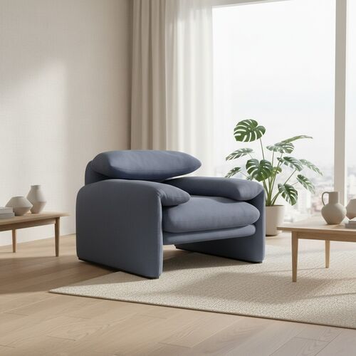 675 Maralunga Armchair 3D Model