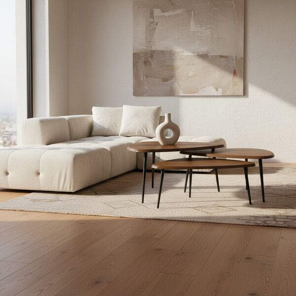 Cassina 527 Mexique Low Table 3D model — styled interior scene