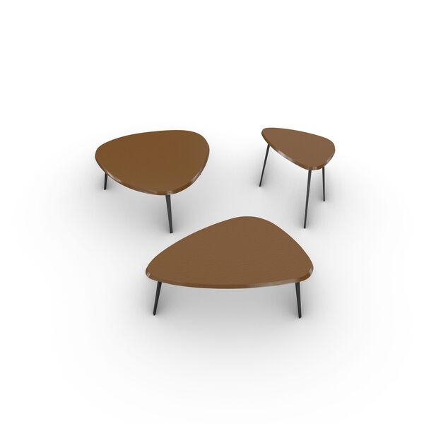 Cassina 527 Mexique Low Table 3D model — studio render