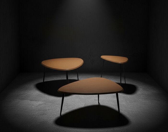 527 Mexique Low Table 3D Model