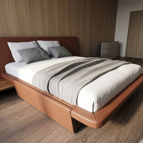 Cassina L42 Acute Bed 3D model — styled interior scene