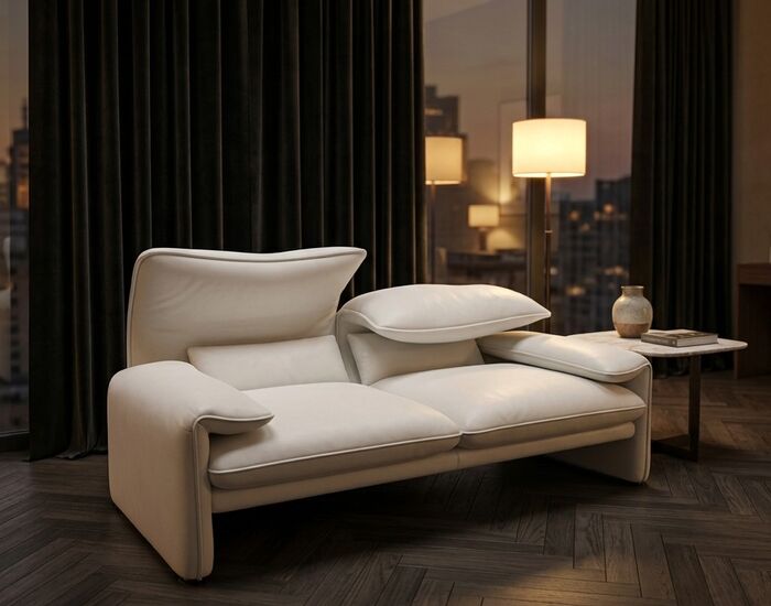 675 Maralunga Sofa 2 Seats 3D Model