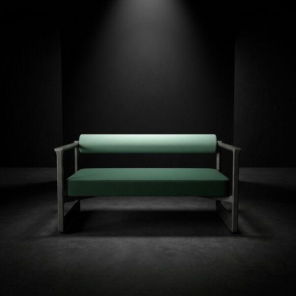 Magis Brut 2 Seats Sofa 3D model — product view