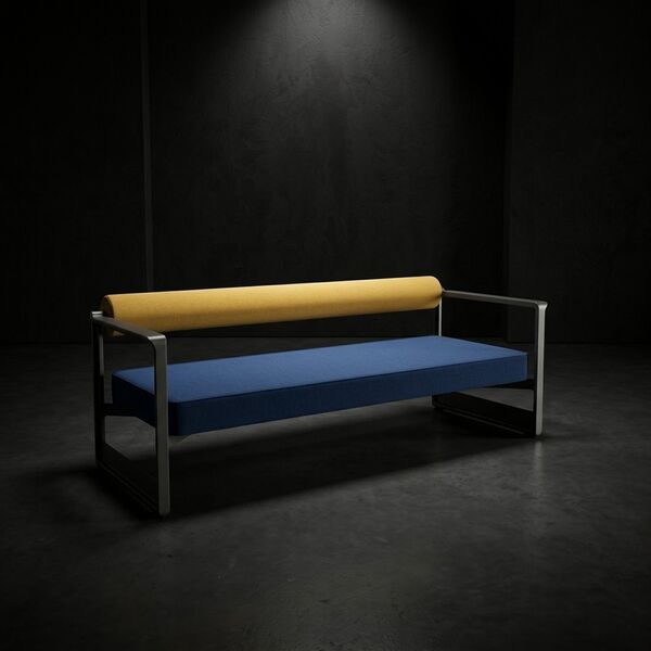 Magis Brut 3 Seats Sofa 3D model — studio render