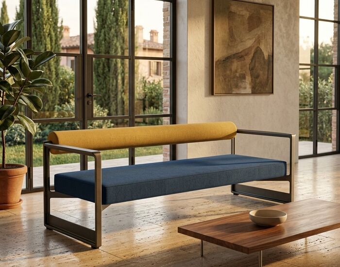 Brut 3 Seats Sofa 3D Model