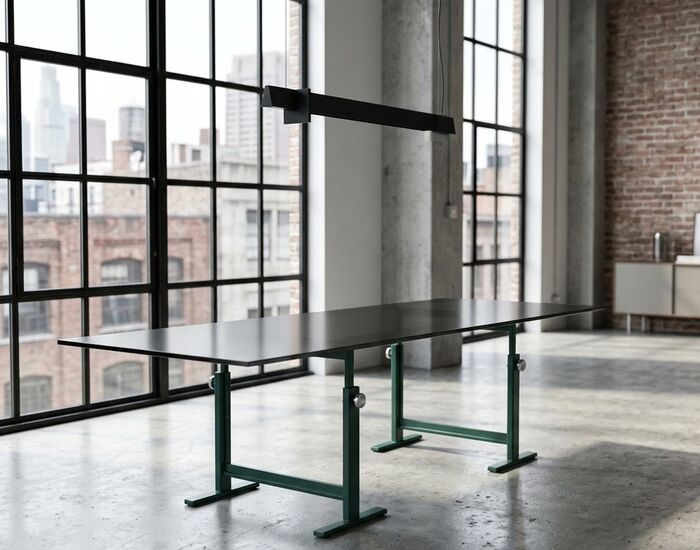 Brut Trestles Table 3D Model