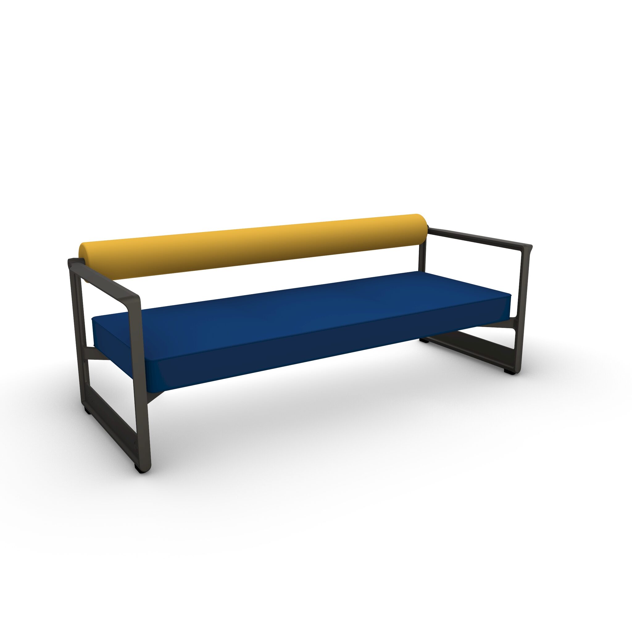 Brut 3 Seats Sofa 3D Model
