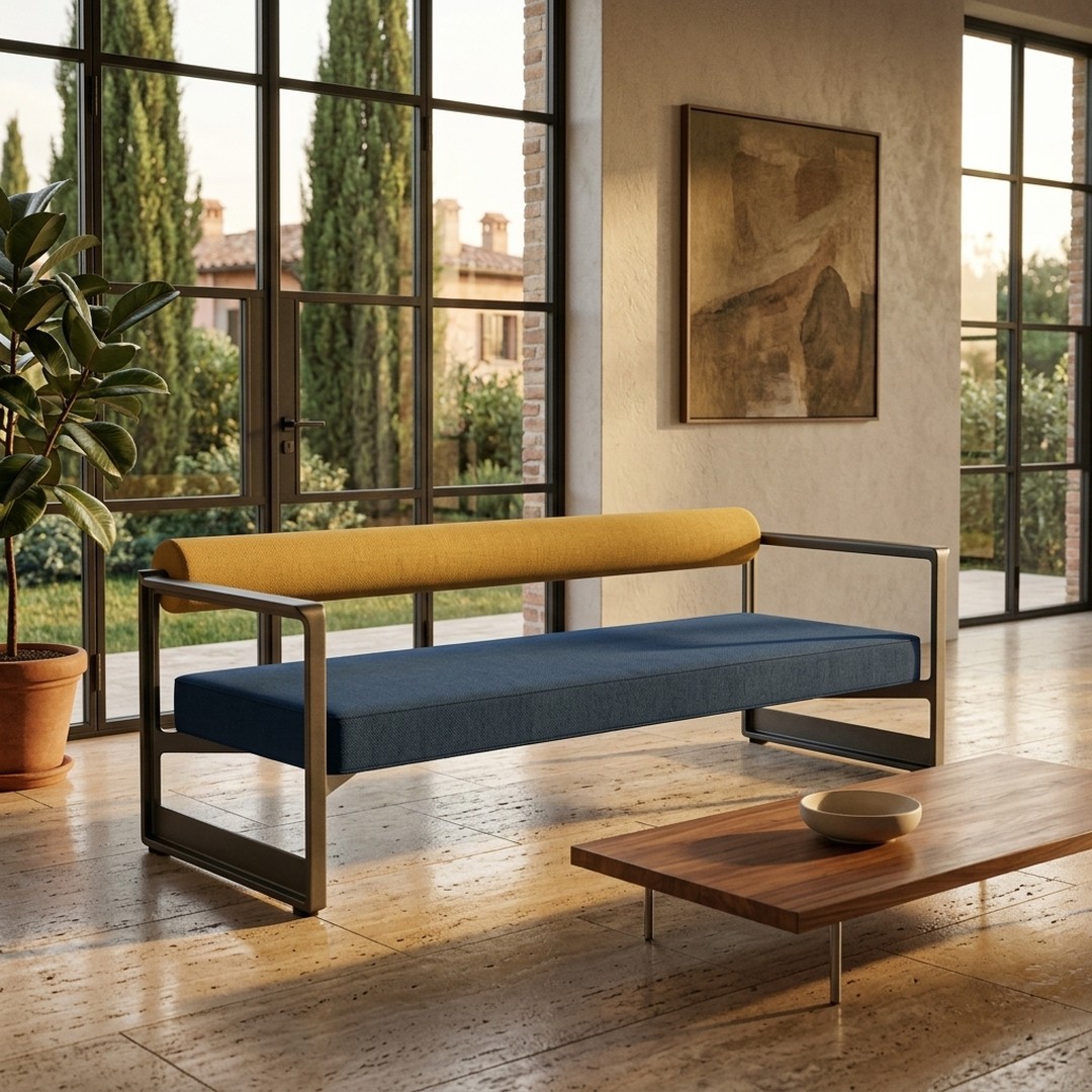 Brut 3 Seats Sofa 3D Model