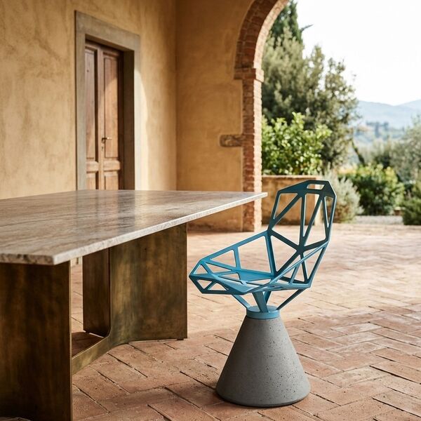 Magis Chair One on Cone 3D model — styled interior scene