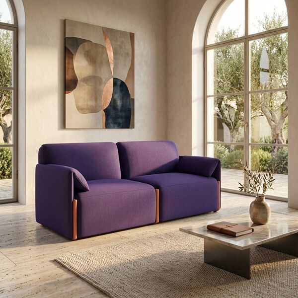 Costume 2 Seats Sofa 3D Model
