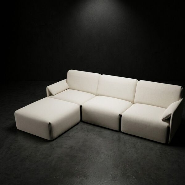 Magis Costume 3 Seats Sofa 3D model — styled interior scene