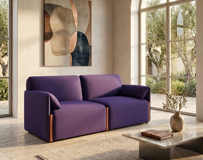 Costume 2 Seats Sofa 3D Model