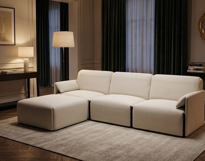 Costume 3 Seats Sofa 3D Model