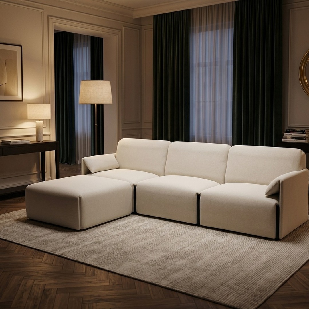 Costume 3 Seats Sofa 3D Model