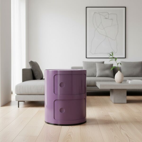 Kartell Componibili 2Drawers 3D model — styled interior scene